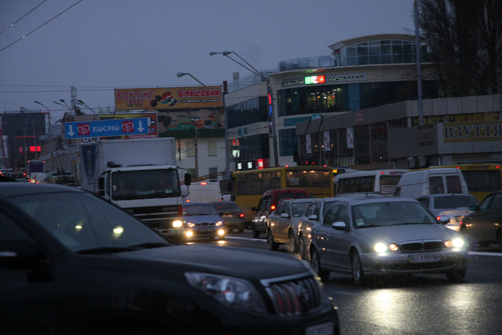 Автомобильные пробки в казани