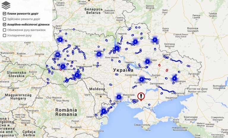 Ремонт дорог в тюмени сегодня карта