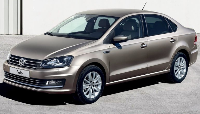 Белый volkswagen polo фото