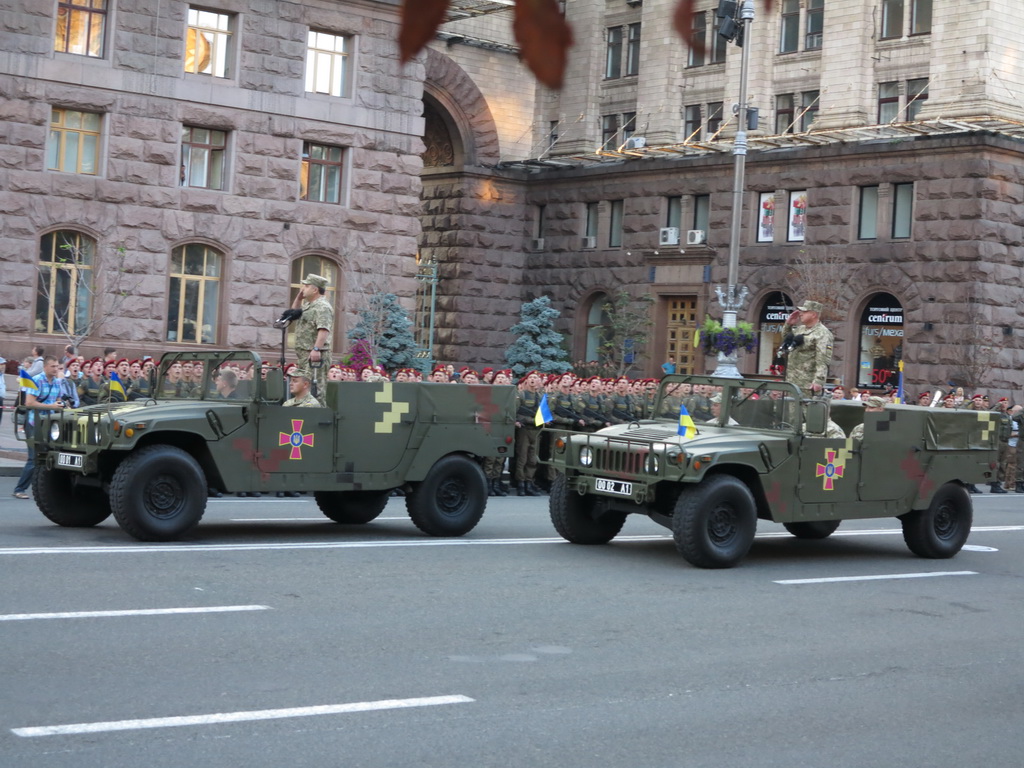 В Киеве 22 августа ограничат движение по случаю репетиции военного парада