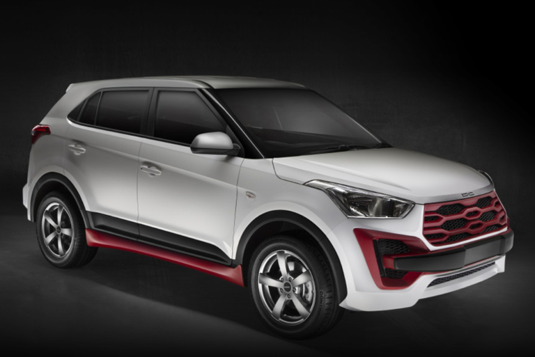 Тюнингованная hyundai creta