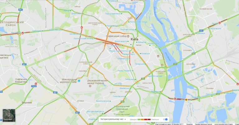 Пробки на борском мосту сейчас онлайн карта смотреть