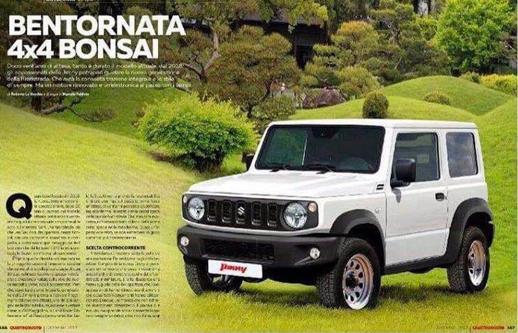 Новый Suzuki Jimny 2018 полностью рассекречен