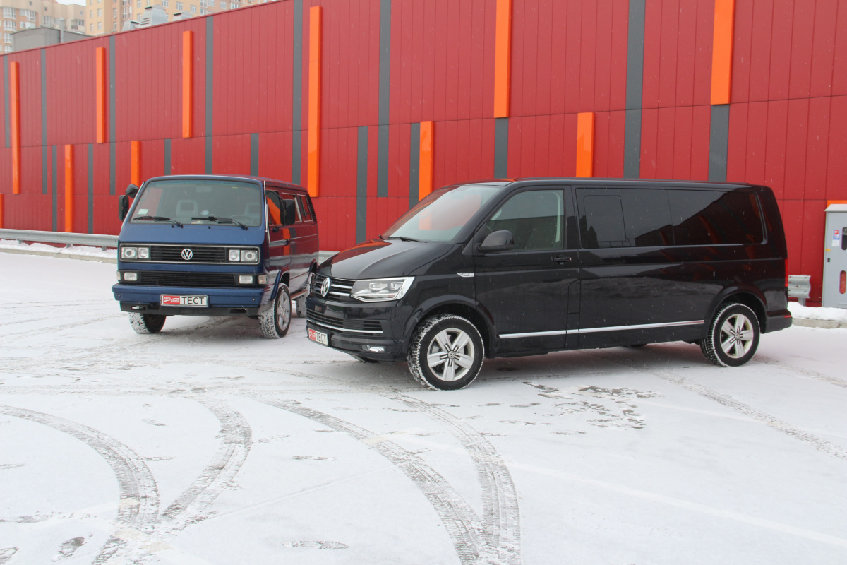 Тест-драйв Volkswagen Multivan T6 в сравнении с Transporter T3