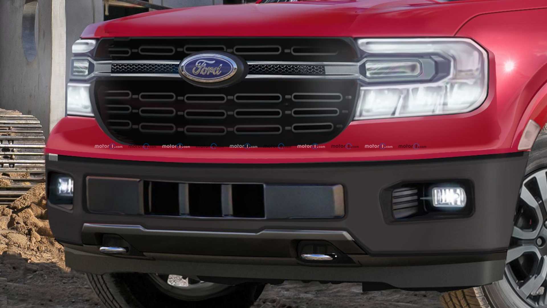 Новый пикап Ford Maverick показали на реалистичных изображениях