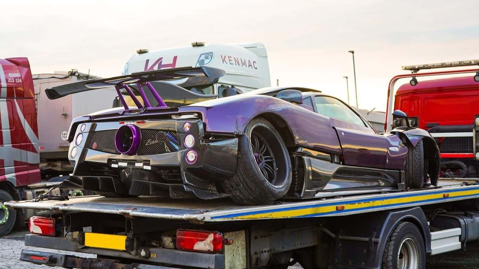 Суперкар Pagani Zonda 760 LH Льюиса Хэмилтона разбился в Уэльсе (фото) –  Автоцентр.ua