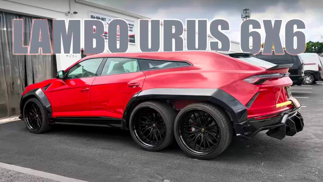 Lamborghini Urus превратили в шестиколесного монстра – Автоцентр.ua