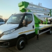 На шасси IVECO Daily в Украине установили 28-метровый автогидроподъемник