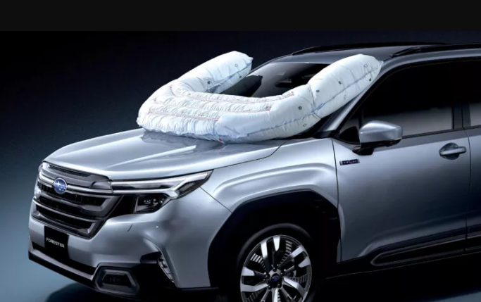 Subaru показала подушку безпеки для велосипедистів